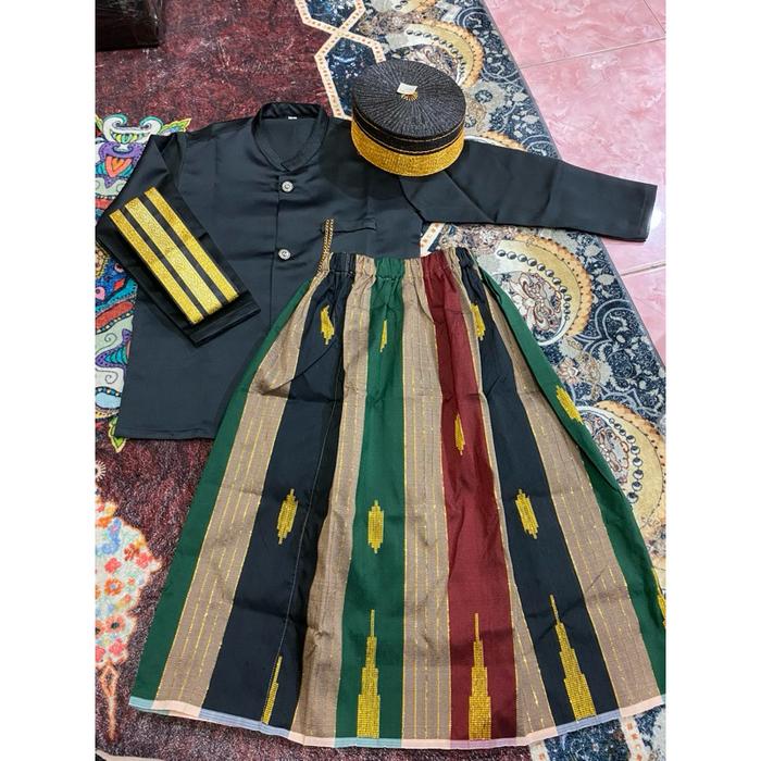 Gambar [DISKON] (ANAK) JAS TUTUP HITAM BRIDAL PREMIUM ADAT BUGIS MAKASSAR [TERLARIS] dari ariel putra undefined Tokopedia