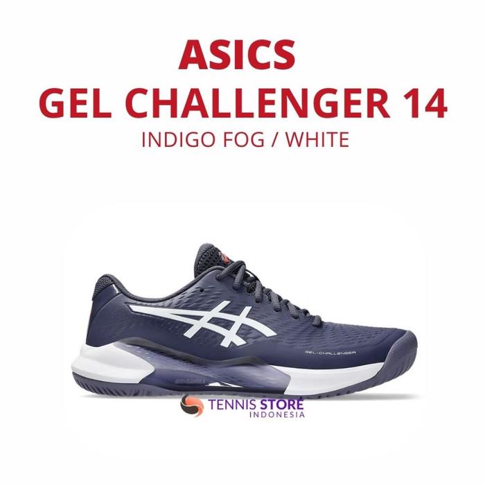 Gambar Sepatu Tenis Asics GEL CHALLENGER 14 / Indigo Fog White - 39 / 24.5cm dari quenstore98 undefined Tokopedia