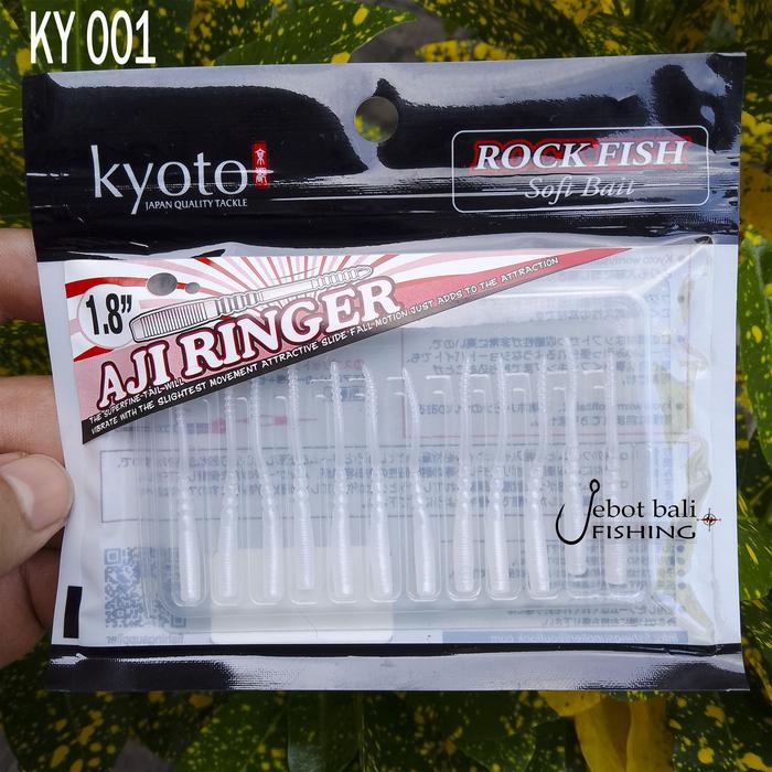 Gambar Softlure Kyoto Aji Ringer 1.8 Ajing - Soft Lure - Umpan Pancing UL - KY 001 dari SJ25 Digital undefined Tokopedia