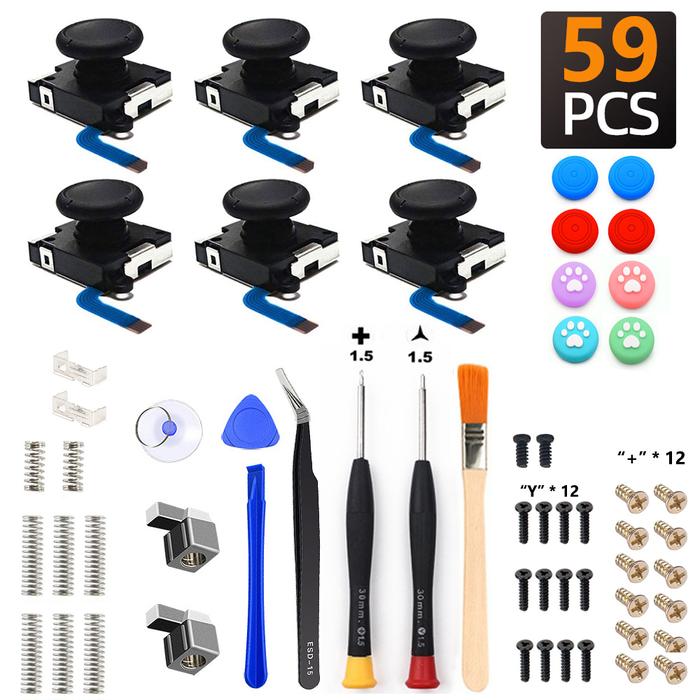 Jual Replacement Joycon Joystick Repair Kit 3D Analog Thumb Sticks