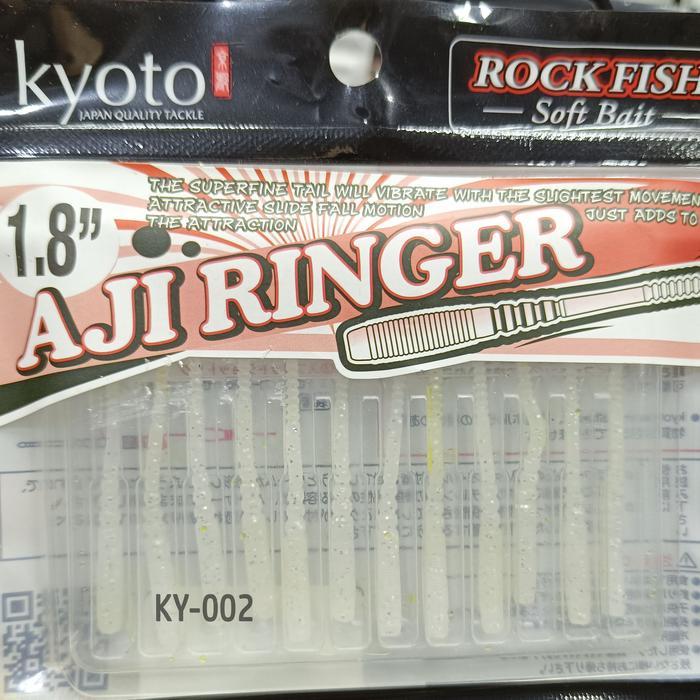 Gambar Softlure Kyoto Aji Ringer 1.8 Ajing - Soft Lure - Umpan Pancing UL - KY 001 dari SJ25 Digital undefined 5 Tokopedia
