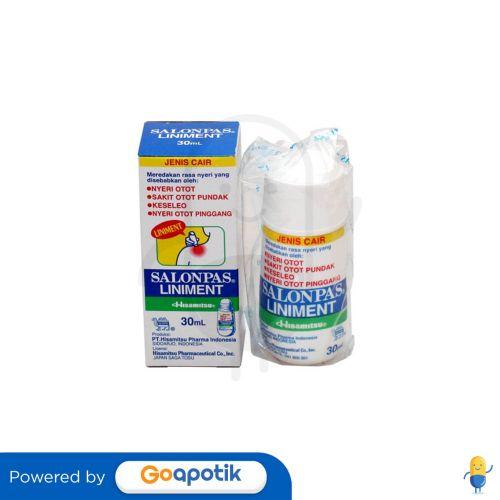 Gambar SALONPAS LINIMENT ISI 30 ML BOTOL dari Apotek Kosambi By GoApotik undefined Tokopedia