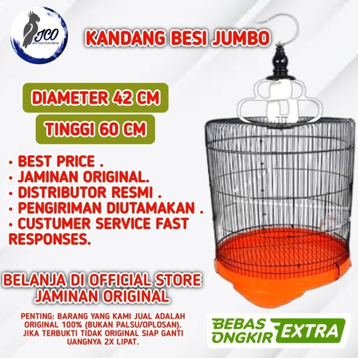 Gambar SANGKAR BURUNG BESI JUMBO KANDANG MURAI BESI SANGKAR BURUNG JALAK dari lomon market undefined Tokopedia