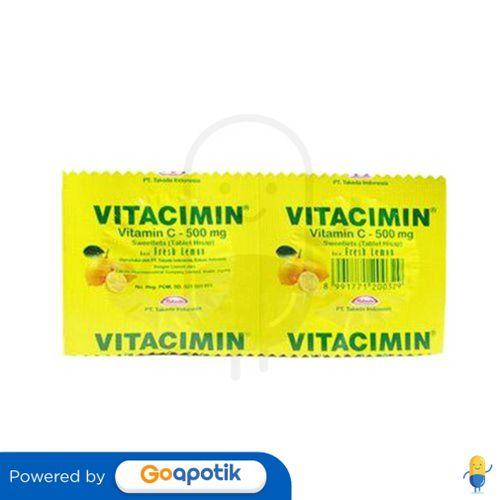 Gambar VITACIMIN 500 MG STRIP 2 TABLET dari Apotek Cinta Sehat Bekasi by GoApotik undefined Tokopedia