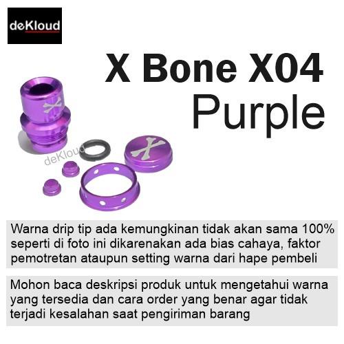 Gambar X Bone Integrated Tip + Button Set For Dotaio V2 | X04 | Driptip Dottip Dotmod Aio - Purple dari minah68 undefined Tokopedia