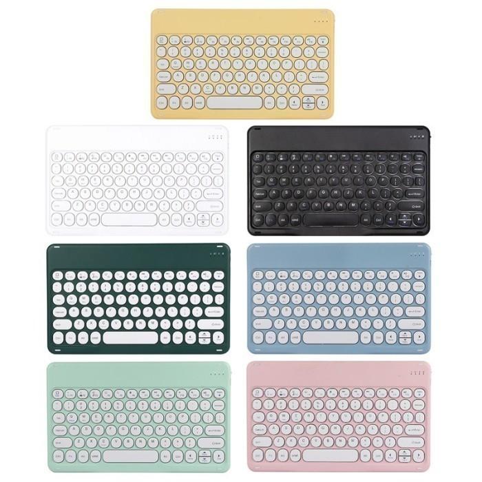 Gambar RW-X4 Universal Slim Bluetooth Keyboard - Keyboard Bluetooth Portabel - Dark Green dari Djisamsoe888 undefined Tokopedia