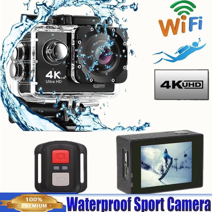 Action Camera4k Uhd 1080p Million Pixels With Wifiwide-angle