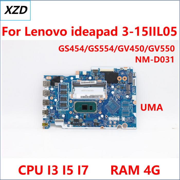 Motherboard Ideapad 15iil05 I5 NM-D031 NMD031 Untuk Lenovo IdeaPad