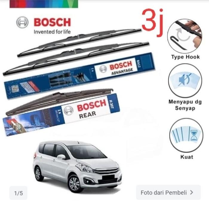 Gambar Paket Wifer Bosch Original Suzuki Ertiga Depan & Belakang Wiper Karet - Belakang dari mahkota jaya accessories undefined Tokopedia