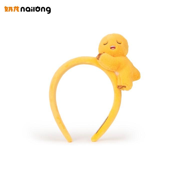 Gambar Bando Bandana Wanita Nailong Dino Kuning Headband Hair Tie Cute Plush Hair Band/Clip - Lying dari Lucu_Indonesia undefined Tokopedia