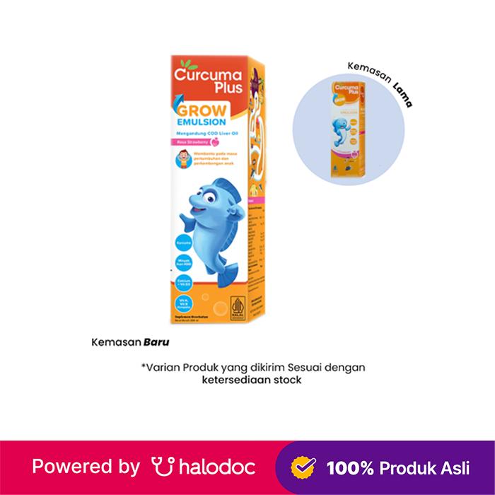 Gambar Curcuma Plus Grow Emulsion Rasa Strawberry Sirup 200 ml dari Apotek Kosambi Jakarta Barat undefined Tokopedia