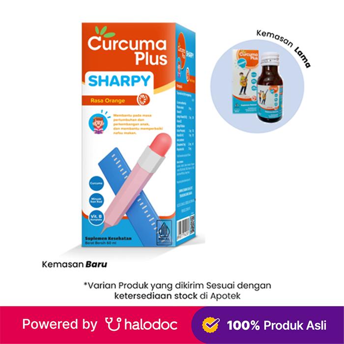 Gambar Curcuma Plus Sharpy Rasa Jeruk Sirup 60 ml dari Apotek Trisakti Grogol undefined Tokopedia
