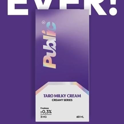 Gambar LIQUID FREEBASE - PUBLIC TARO MILKY CREAM CREAMY 3MG 6MG 60ML BY PUBLIC TARO MILK - 3MG dari yuyuniq undefined Tokopedia