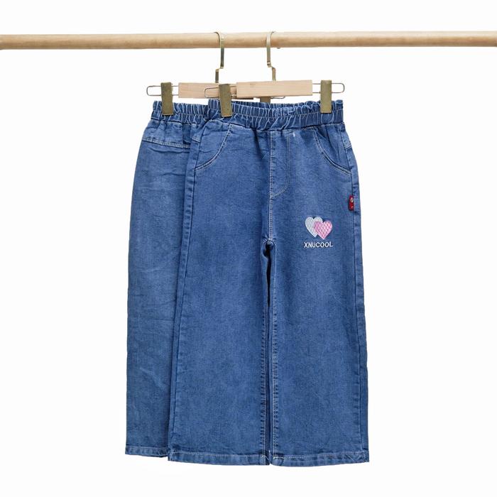 Gambar CAYLA Celana Panjang Jeans Kulot Anak Perempuan Cewek Import 2 - 10 Tahun - 3XL 9TH Motif A dari Belvin Grosir Baju Anak undefined Tokopedia
