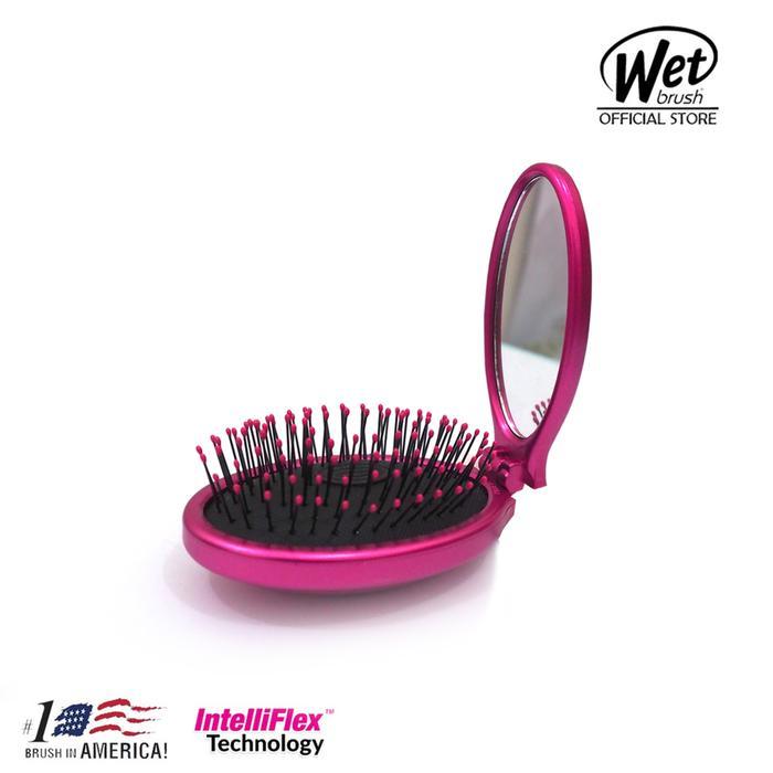 Gambar The Wet Brush Pop n Go - Sisir Anti Kusut Mengurangi Rontok Sisir Lipat - Pink - Pink dari farhan tex undefined Tokopedia