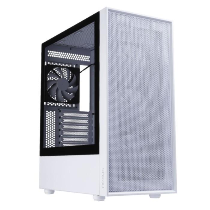 Tecware Nexus Air Pro Vertical Gpu Pcie 40 Atx Case Putih