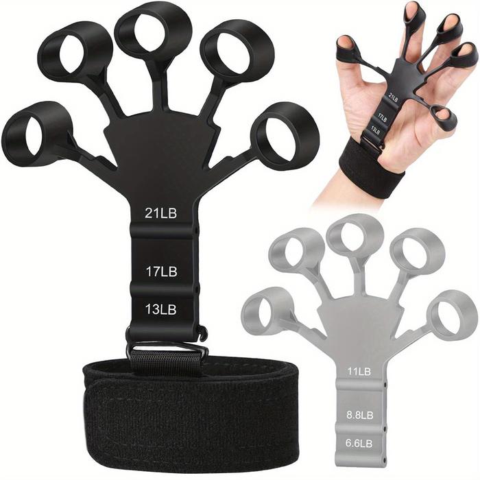 Gambar BEST SELLER Silicone Grip Training Exercise Finger Stretcher Strengthener Trainer Hand Brush Expande dari Jingga shop undefined Tokopedia