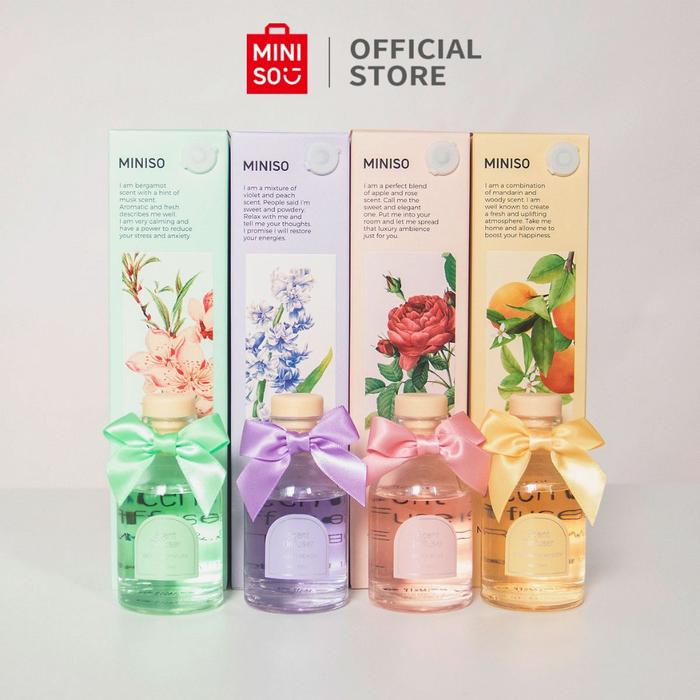 Jual MINISO Diffuser Aromatherapy Reed Diffuser Kapur Parfum