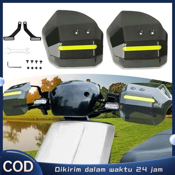 Gambar 1 pair  Sarung Tangan Setang Motor Tahan Hujan /Sarung Tangan Di Stang Anti-Jatuh Kerai /Sarung Tangan Nempel Di Motor PVC dari Mewah Moments 818 undefined Tokopedia