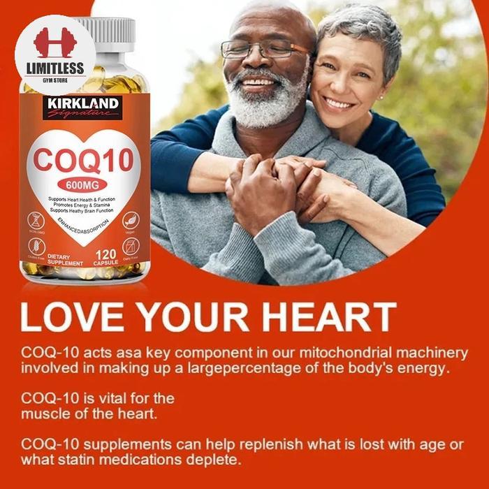 Gambar Ready Gan Kirkland Usa Coq10 600Mg Antioxidant 120 Capsules Brain & Heart Health Kesehatan Otak Jantung Ready Gan dari Vita Nusantara undefined Tokopedia