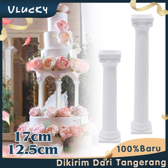 Gambar Best saller 1 Set Isi 4 Pillar Tiang Cake Stand Pilar Tiang Hiasan Pilar Romawi Rangka Kue Pengantin dari lizamariza shop undefined Tokopedia