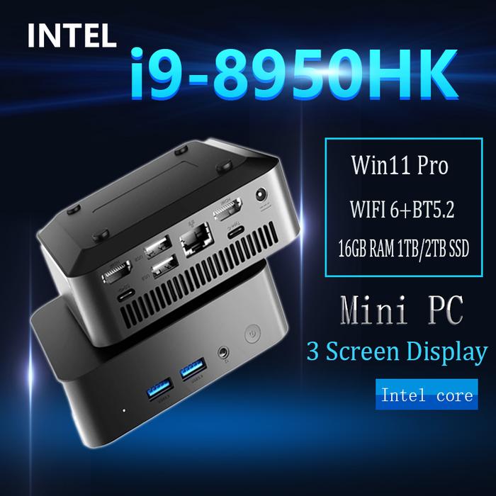 ミニPC Intel i5-1135G7 16GB-512GB ミニPC、Intel I5-1135G7 (最大4.2