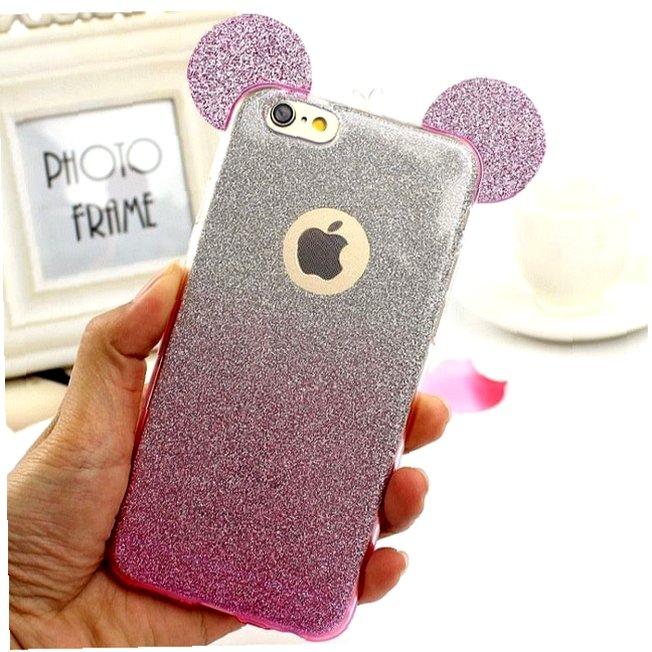 Jual Sparepart Kendaraan Otomotif Mickey Glitter Case for Iphone