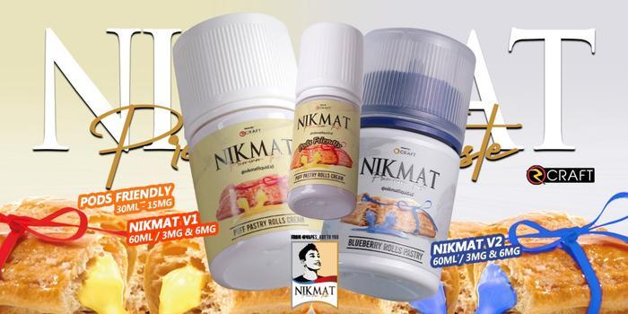 Gambar Stok Baru NIKMAT 60ML FREEBASE V1 PUFF PASTRY ROLLS CREAM - V2 BLUEBERRY LIQUID - V1 Puff Pastry dari yusuf204 undefined Tokopedia