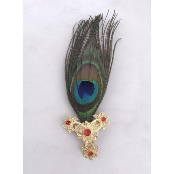 Gambar BROS KERIS UDENG BULU KRISNA MERAK - Trisula merah dari mariosa mart undefined Tokopedia