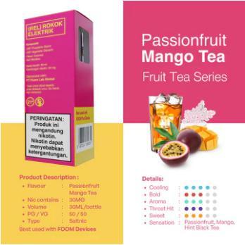 Gambar Stok Baru SALT - FOOM FRUIT TEA SERIES FLOOID PASSIONFRUIT MANGO TEA STRAWBERRY GRAPE TEA BLACKCURRNT LYCHEE TEA AUTHENTIC BY FOOM - PASSIONFRUIT dari yusuf204 undefined Tokopedia