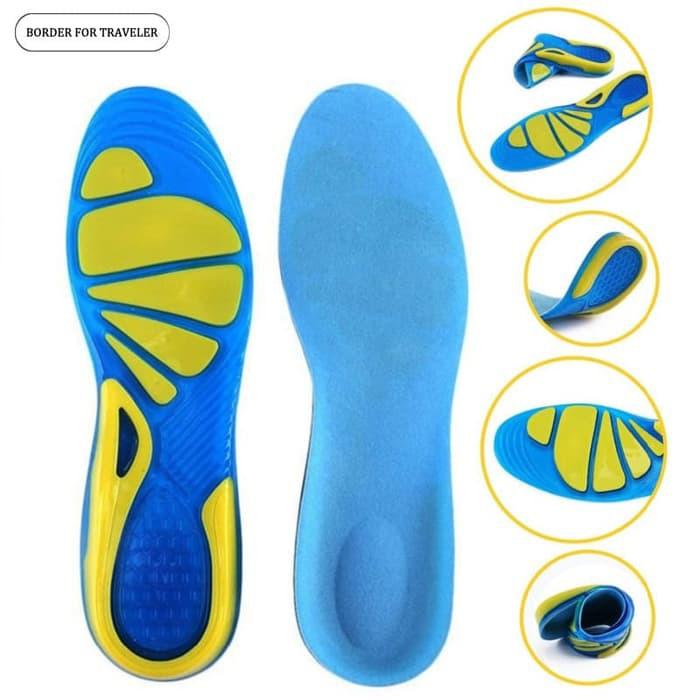 Alat Terapi Kaki Silicone Gel Insoles Pelindung Telapak Kaki Orthopedic  Support Flat Foot Shock Absorbent Breathable Quick Drying Anti Slip Sport  Shoe