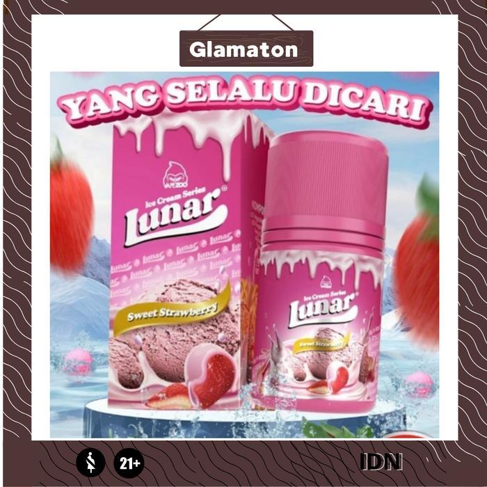 Gambar Stok Baru LIQUID LUNAR SWEET STRAWBERRY ICE CREAM 60ML AUTHENTIC BY VAPEZOO - 3MG dari yusuf204 undefined Tokopedia