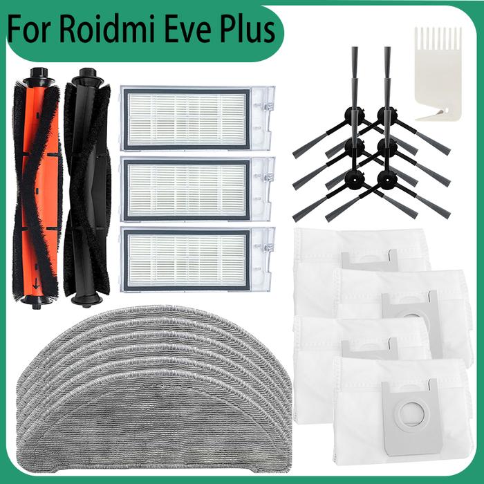 Jual Dust Bags Hepa Filter for Xiaomi Roidmi Eve Plus Robot Vacuum
