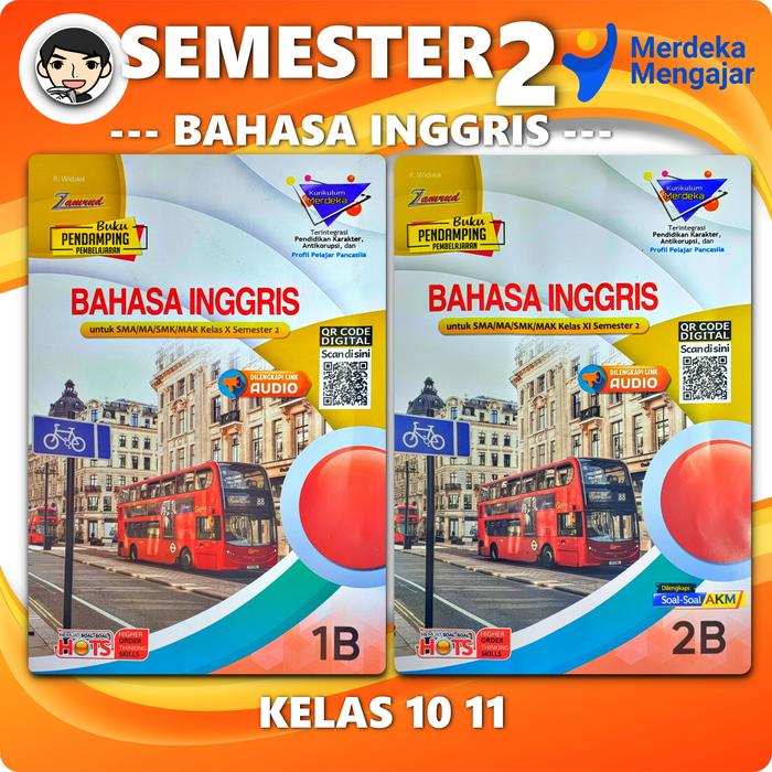 Gambar BUKU LKS BAHASA INGGRIS SMA KELAS 10 11 SEMESTER 2 KURIKULUM MERDEKA KURMER | Zamrud PUTRA NUGRAHA dari moz24 undefined Tokopedia