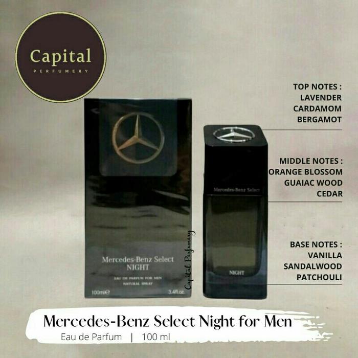 Jual Mercedes Benz Select Night For Men Edp 100 Ml Kota Denpasar