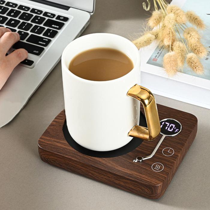 Jual Smart Coffee Cup Warmer Electric Heating Coaster for Milk Tea