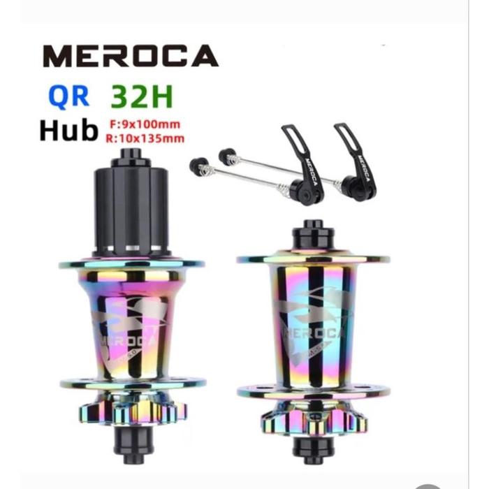 Gambar Meroca Hub Freehub QR Quick Release Hub Sepeda 52 Bearing 6 Pawl 32 dari nanadianashop1 undefined Tokopedia