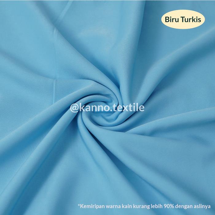 Gambar Kain Tessa Polos Bahan Seragam Sekolah Paud Tk Sd Smp Sma Warna Putih/Merah/Biru/Abu/Pramuka Dll Lebar 115 Cm - Biru Turkis dari GROSIR HORDENG LUSINAN undefined 4 Tokopedia