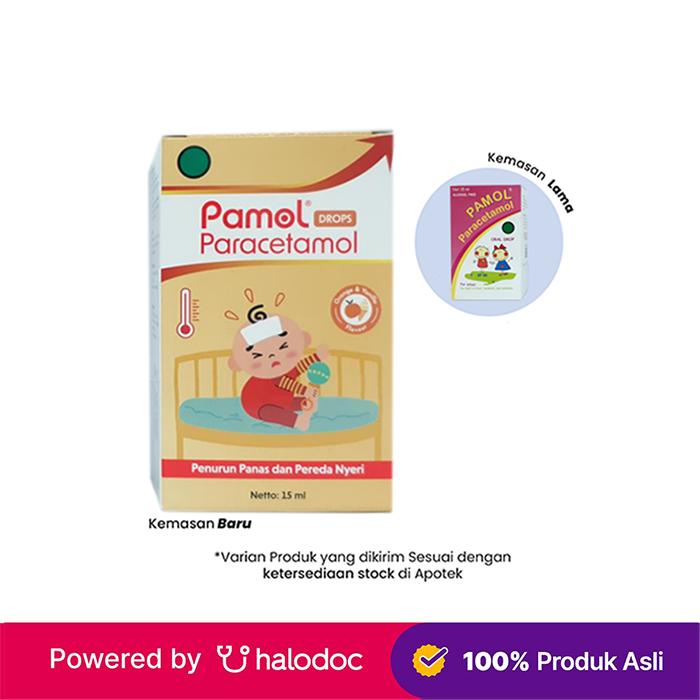 Gambar Pamol Drop 15 ml - Obat Pereda Demam & Nyeri - Halodoc dari Apotek Tirza Medika Makassar undefined Tokopedia