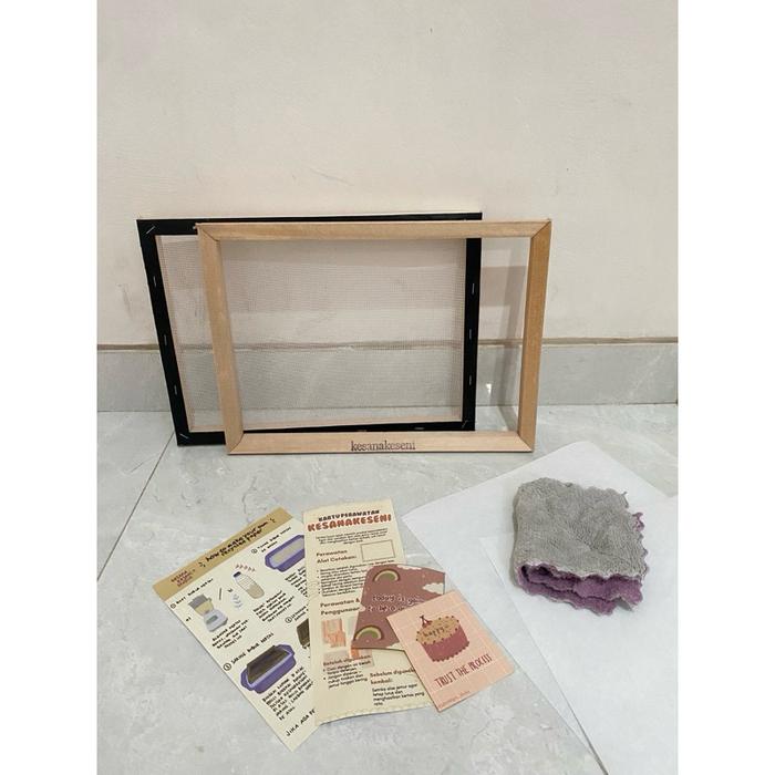Gambar Alat Cetakan Kertas Daur Ulang A4 Kesanakeseni dari yantiwijayanti shop undefined Tokopedia