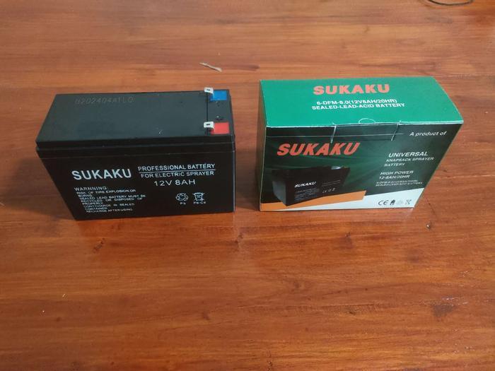 Gambar Langsung Checkout!!! BATERAI AKI 8A 12V Sprayer Hama Elektrik SUKAKU / Accu Baterai dari IdoStore Official undefined Tokopedia