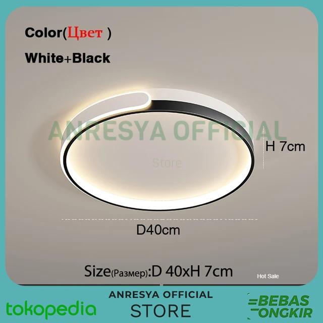 Jual Lampu Siling LED Modern Lampu Bilik Tidur Lampu Siling Bulat ...