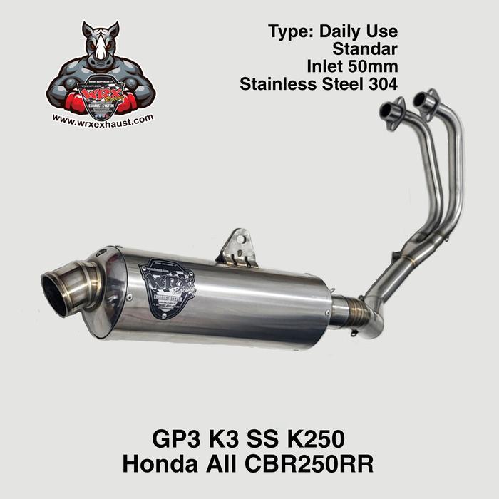 Gambar Knalpot WRX GP3 SS K250 CBR250RR dari Wisterya OlShop II undefined Tokopedia