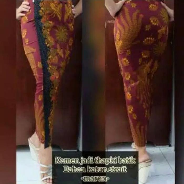 Gambar Promo Terlaris Kamen Jadi Bali Katun Stretch Motif Batik #8 - Jumbo Big Size Ready Stok Sale - Maroon, XL dari karpetlantai undefined Tokopedia