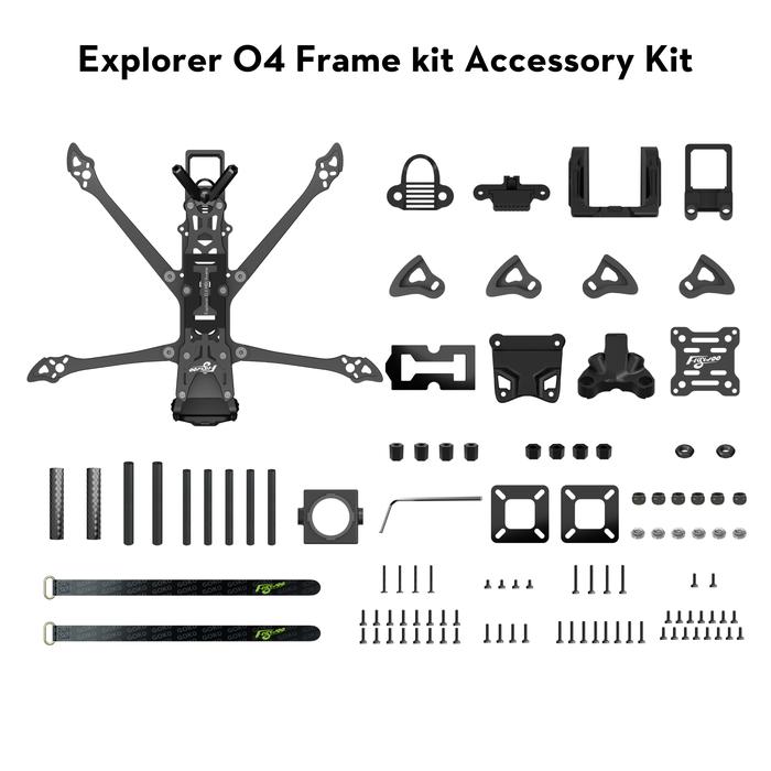 Jual Flywoo Explorer LR 4 Inch O4 Pro FPV Drone Frame Kit - Frame O4 ...