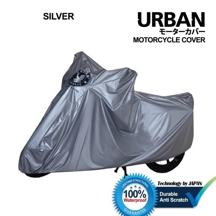 Gambar Cover Motor Urban Anti Air Mantel Selimut Urban Original Standart Size - Full Silver dari Lbagstoremall Kota Depok Tokopedia