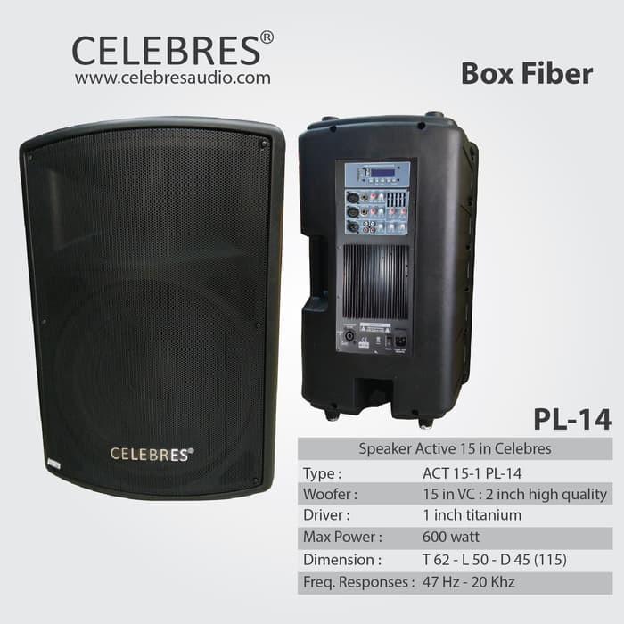 Jual Speaker Aktif 15 Inch CELEBRES 15-1 PL-14 Original no RCF