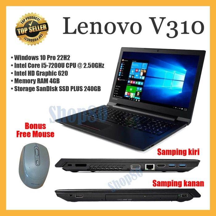 Laptop Lenovo V310 Ideapad Intel Core I5 7200u Gen7 14inch Ssd