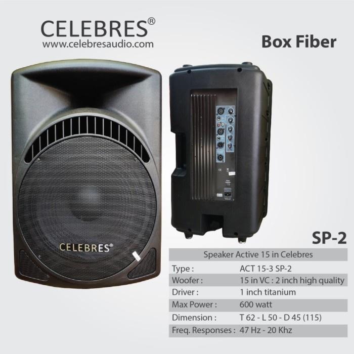 Speaker Aktif Celebress 15 Inch 15-3 Sp-2 Original No Jbl Rcf Huper