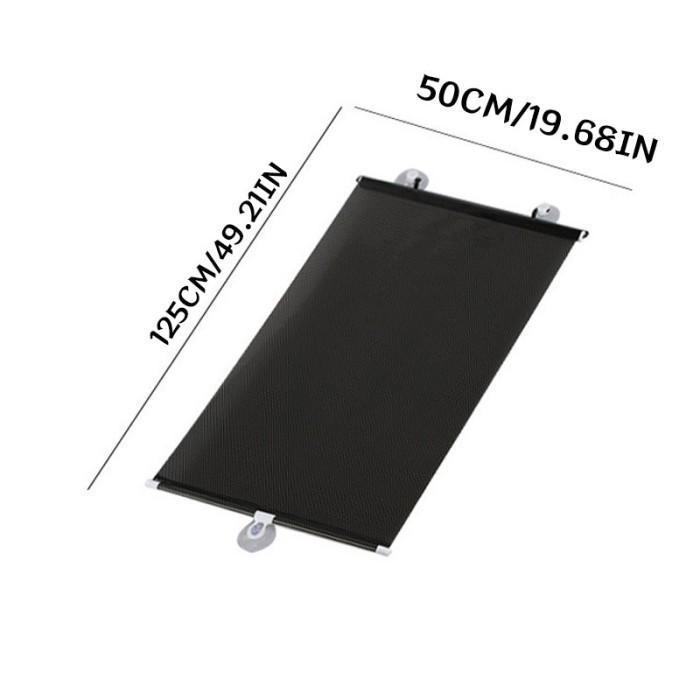 Gambar Penutup Kaca Depan Mobil Pelindung Panas Sun Shield Tirai Pelindung Kaca Depan Mobil - 50*125cm	 dari KAKAMART.ID undefined Tokopedia